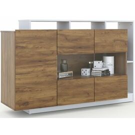 Комод «Невио-2» 1д2в, Дуб крафт золотой/белый | Интернет магазин мебели и декора LifeDekor