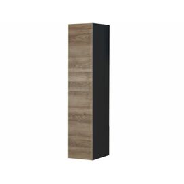 Шкаф навесной «Альда 2Д» КМК 0782.2, черный/дуб велингтон | Интернет магазин мебели и декора LifeDekor