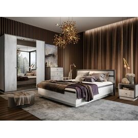 Спальня «Тиффани», Бетон пайн светлый/ дуб шале графит | Интернет магазин мебели и декора LifeDekor