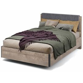 Кровать «Стокгольм» 140 МИ без основания под матрас, Дуб гранж песочный | Интернет магазин мебели и декора LifeDekor