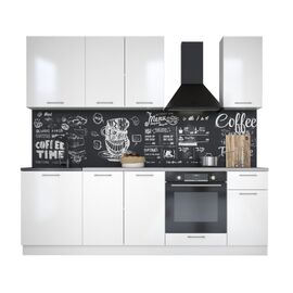 Кухонный гарнитур «Ника» Глосс 2,4м, Белый глянец | Интернет магазин мебели и декора LifeDekor