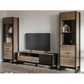 Гостиная «Стокгольм», Дуб гранж песочный/железный камень | Интернет магазин мебели и декора LifeDekor