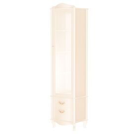 Шкаф-витрина Джульетта, дуб шампань Л | Интернет магазин мебели и декора LifeDekor