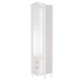 Шкаф-витрина Джульетта, молочный дуб Л | Интернет магазин мебели и декора LifeDekor