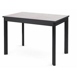 Стол DikLine L110 хромикс белый/ опоры черные | Интернет магазин мебели и декора LifeDekor