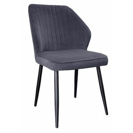 Стул DikLine 222М B28 ANTRACITE, ножки черные | Интернет магазин мебели и декора LifeDekor