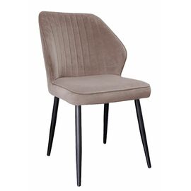 Стул DikLine 222М B5 LATTE, ножки черные | Интернет магазин мебели и декора LifeDekor