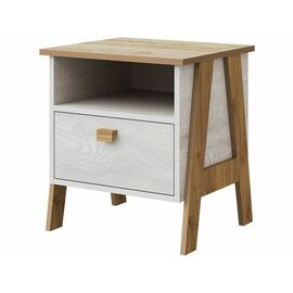 Тумба «Скандинавия» КМК 0905.9, Бетон пайн светлый/Дуб Наварра | Интернет магазин мебели и декора LifeDekor