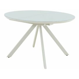 Стол «Лондон» исп. 1, стекло Opti СВ, белый | Интернет магазин мебели и декора LifeDekor