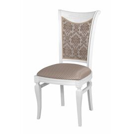 Стул Милорд №11 (Белый/ткань Vatican latte/ Vatican latte com) | Интернет магазин мебели и декора LifeDekor