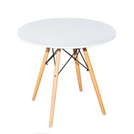 Стол EAMES белый D100 | Интернет магазин мебели и декора LifeDekor