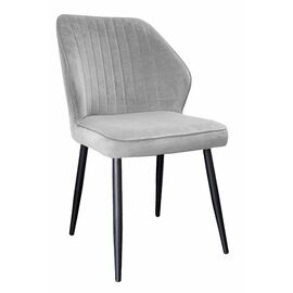 Стул DikLine 222М B22 GREY, ножки черные | Интернет магазин мебели и декора LifeDekor
