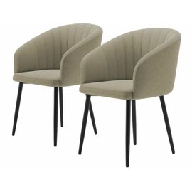 Комплект стульев «Верона» 2шт, Бренди 28, каркас черный | Интернет магазин мебели и декора LifeDekor