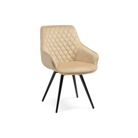 Стул Эгел бежевый / черный глянец | Интернет магазин мебели и декора LifeDekor