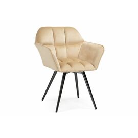Стул Ямес бежевый / черный глянец | Интернет магазин мебели и декора LifeDekor