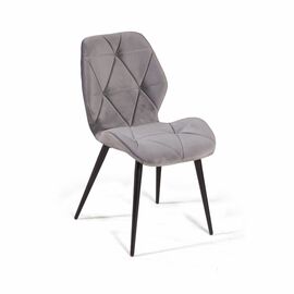 Стул Crystal, бархат светло-серый 26 | Интернет магазин мебели и декора LifeDekor