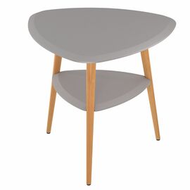 Стол журнальный Дублин графит/бук | Интернет магазин мебели и декора LifeDekor