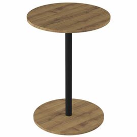 Стол журнальный Кат дуб вотан/черный | Интернет магазин мебели и декора LifeDekor