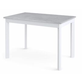 Стол Dikline L110 Бетон (ЛДСП EGGER)/Опоры белый | Интернет магазин мебели и декора LifeDekor