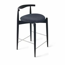 Стул Noble полубарный графит, опора бук черный | Интернет магазин мебели и декора LifeDekor