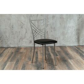 Кухонный стул SHADO Весна черный на каркасе черный муар | Интернет магазин мебели и декора LifeDekor