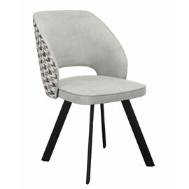 Стул DikLine 274 поворотный SB6/A3 св.сер, ножки черные | Интернет магазин мебели и декора LifeDekor