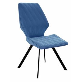 Стул DikLine 242M B8 BLUE, ножки черные | Интернет магазин мебели и декора LifeDekor