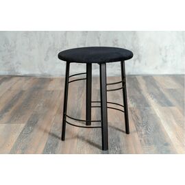 Табурет для кухни Shado 03 черный велюр, каркас черный | Интернет магазин мебели и декора LifeDekor