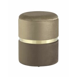 Пуф Кэрри с ящиком велюр коричневый | Интернет магазин мебели и декора LifeDekor