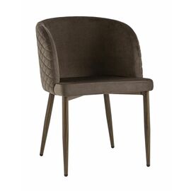 Стул Оскар велюр коричневый | Интернет магазин мебели и декора LifeDekor