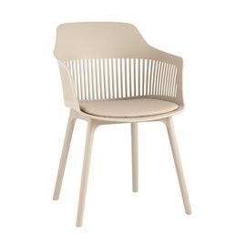 Стул Crocus с подушкой бежевый | Интернет магазин мебели и декора LifeDekor