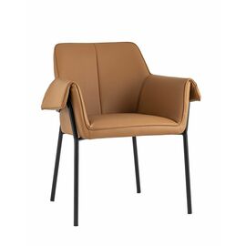 Кресло Бесс экокожа коричневый | Интернет магазин мебели и декора LifeDekor