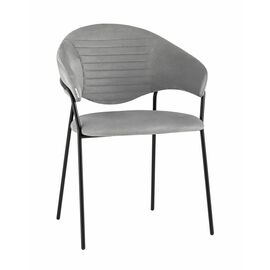 Стул Алексис искусственная замша серый | Интернет магазин мебели и декора LifeDekor