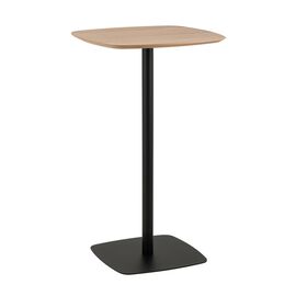 Стол барный Form 60*60 светлое дерево/черный | Интернет магазин мебели и декора LifeDekor