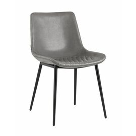 Стул Деймон экокожа серый | Интернет магазин мебели и декора LifeDekor