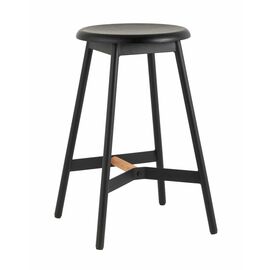 Стул полубарный Knobb черный | Интернет магазин мебели и декора LifeDekor