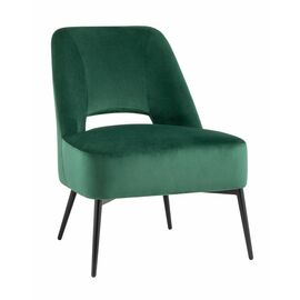 Кресло лаунж Бостон велюр зелёный | Интернет магазин мебели и декора LifeDekor