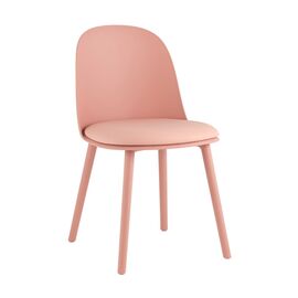 Стул Fog с подушкой пластик пыльно-розовый | Интернет магазин мебели и декора LifeDekor