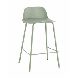 Стул полубарный Mist серо-зеленый | Интернет магазин мебели и декора LifeDekor