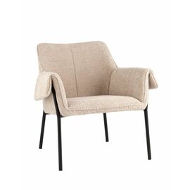 Кресло лаунж Бесс альпака бежевый | Интернет магазин мебели и декора LifeDekor