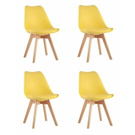 Стул FRANKFURT NEW желтый 4 шт | Интернет магазин мебели и декора LifeDekor