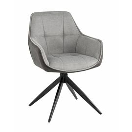 Стул обеденный Alba серый спинка экокожа | Интернет магазин мебели и декора LifeDekor