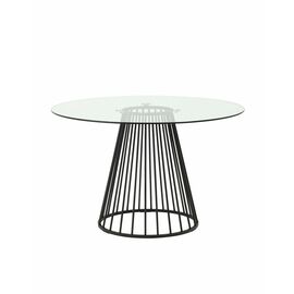 Стол обеденный Ливерпуль 120*120 стекло | Интернет магазин мебели и декора LifeDekor