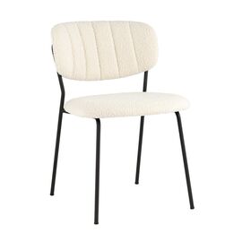 Стул Кэрол без подлокотников букле белый | Интернет магазин мебели и декора LifeDekor