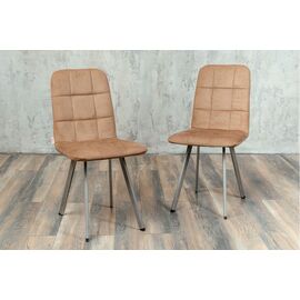 Стул мягкий SHADO Соната профиль коричневый велюр, каркас бриллант | Интернет магазин мебели и декора LifeDekor