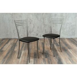 Стул для кухни SHADO Хлоя черный, каркас бриллиант | Интернет магазин мебели и декора LifeDekor