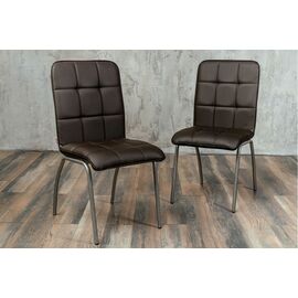 Кухонный стул SHADO София коричневый экокожа, каркас бриллиант | Интернет магазин мебели и декора LifeDekor