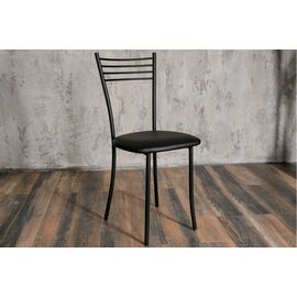 Стул для кухни SHADO Хлоя черный, каркас черный | Интернет магазин мебели и декора LifeDekor