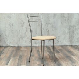 Стул для кухни SHADO Хлоя бежевый, каркас бриллиант | Интернет магазин мебели и декора LifeDekor