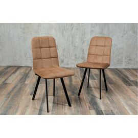 Стул мягкий SHADO Соната профиль коричневый велюр, черный каркас | Интернет магазин мебели и декора LifeDekor